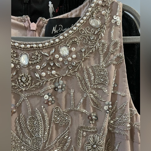 NEW with tag lavender sleeveless beaded gown US size 10 - Picture 10 of 16